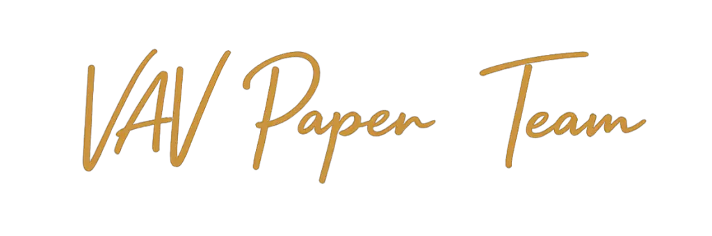VAV Paper signature brand visual